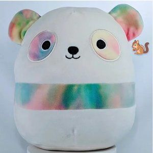 Squishmallow 8" Pearson the Rainbow Tie-Dye Panda